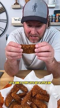 Crunchy Fried Salmon Fish Sticks!