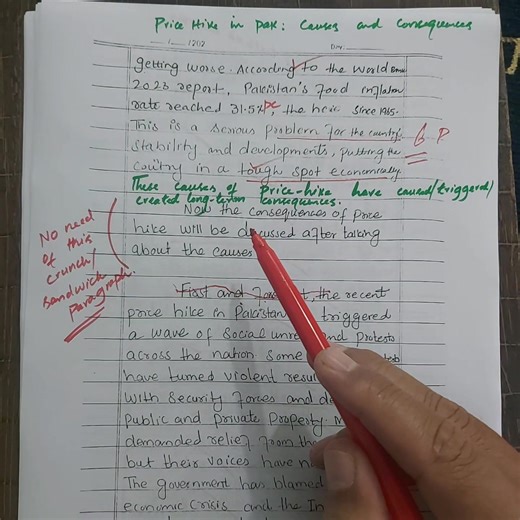 16K views · 700 reactions | How to move from one #Section of the #Essay to #Another_Section ? | English with Saeed Wazir | Facebook