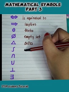 1.4K views · 13 shares | Mathematical Symbols That You Should Know Part 3 #math #tutorial | STEM students PH | Facebook