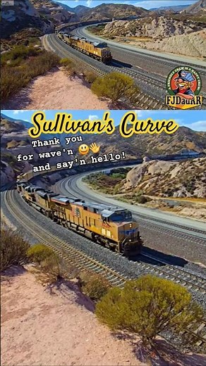 Manifesting Abundance! Union Pacific freight trains in the Cajon Pass! Full video out now. 🍿😎👍