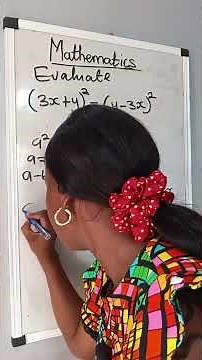 How to solve algebraic expression using difference of two squares. Detailed explanation.