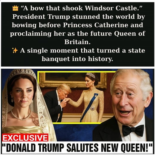 Trump’s Bow Before Princess Catherine A Night That Redefined Royal Power | Royal Family Fans