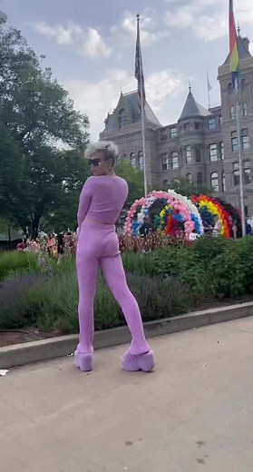 serving some azz at pride💜💜 #pride #slc