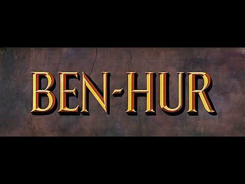 Ben Hur 1959 Re-issue Official Trailer 1969 Restored in HD