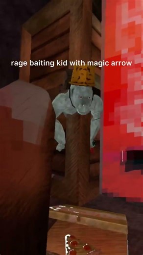 rage baiting kid with magic arrow #subscribe #animalcompany #vr #skit #shorts