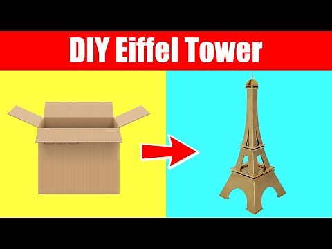 How to Make Eiffel Tower | DIY Miniature Eiffel Tower