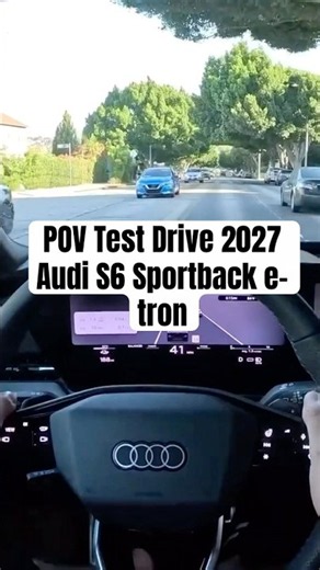 2027 Audi S6 Sportback e-tron Test Drive #audietron #testdrive