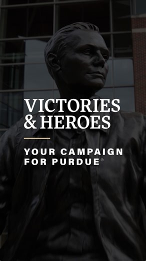 2.4K views · 55 reactions | Purdue Engineering is the product of millions of Boilermakers, past and present, pursuing the pinnacle of engineering excellence at scale. Will you help us? We're proud to join Purdue University in launching "Victories & Heroes: Your Campaign for Purdue." Follow along as we envision new victories and herald our heroes. Together, we're sure to make history as we fearlessly face the future. Learn more: https://bit.ly/4hpVIy8 | Purdue Engineering | Facebook