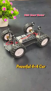 Homemade 4x4 Car Build: Useing N20 Gear Motor #short #car #schoolproject #motor #scienceproject | Creative SM