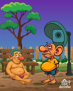 199K views · 5.7K reactions | Senta aqui e vamos pedir mais eu. | Oxe Decinha Tirinhas Animadas | Facebook