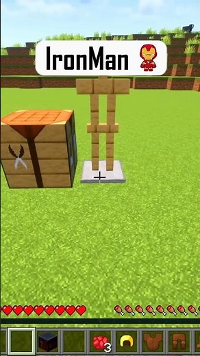 Minecraft Iron Man Armor 🔥 | Superhero Suit Build Design