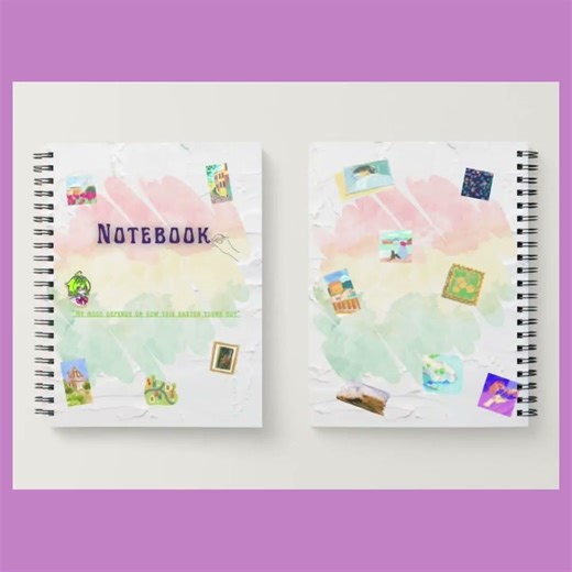 Cute Chibi Kawai Notebook Covers| Printable Editable Canva Template Digital Products