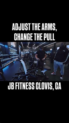 “a back row machine built to adjust to you”