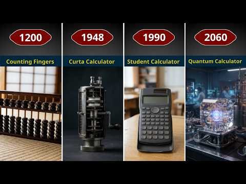 The Evolution of Calculators (30,000 BC - 2100) | From Fingers to AI 🤯