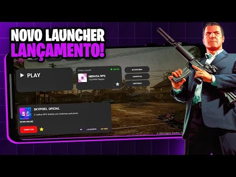 FINALMENTE! O MELHOR LAUNCHER PRA JOGAR SAMP EM 2026 ESTÁ SENDO DESENVOLVIDO - GTA SAMP ANDROID/PC