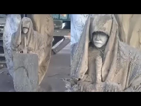 Fallen Angel with a Sword and Shield was found by Miners in Siberia #new