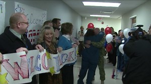 EXCLUSIVE: Local service member surprises family with early homecoming