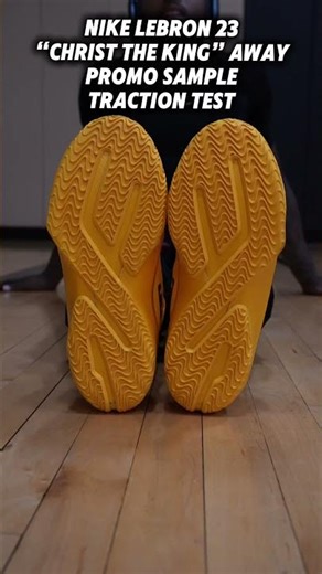 Nike Lebron 23 “Christ The King” Away Promo Sample Traction Test