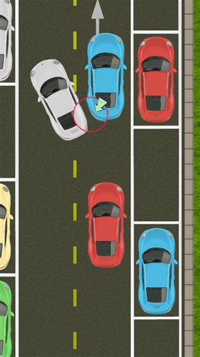 Tazu with driving on Instagram: "Difficult Parking Scenario Explained Step by Step.🚗 #TightParking #ParkingSkills #RoadSafetyTips #LearnDriving #DrivingEducation"