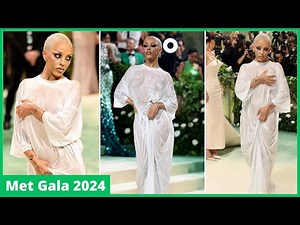 Doja Cat's fully Transparent and Wet Diva Look || Met Gala 2024