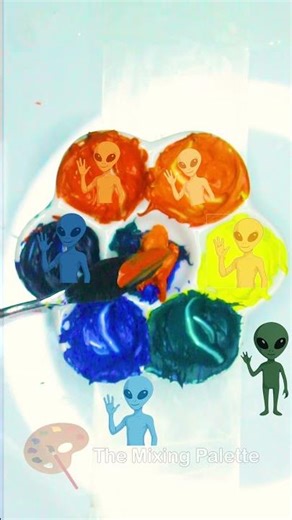 What Happens When These Colors Mix Together? 🤔5 Bright Colors → 1 Stunning Shade