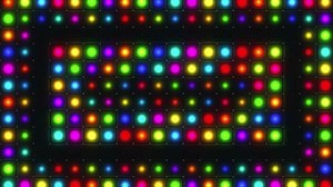 Broadcast Fading Revealing Hi-Tech Blinking Stage Lights, Multi Color, Events, 3D, 4K