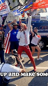 Ricky Rebel on Instagram: "On AUG 22, 2020, a violent #BlackLivesMatter mob swarmed the Trump Unity Bridge in Beverly Hills. The Trump Unity Bridge responded to #BLM with a DANCE OFF to their unifying theme song MAGA / YMCA! MAGA YMCA parody by The American People ft. @rickyrebelrocks @iheartmindy @joyvilla @deplorablechoir @tommyjoescissorhands and Dee Dee Plorable. Produced by Ricky Rebel, Jason FishBein, and Dee Dee Plorable. Styling by @elenanazaroff"