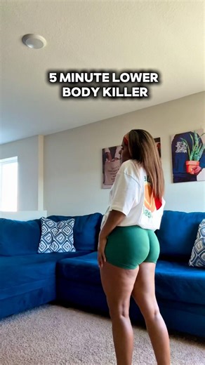 5 Minute Lower Body Killer at Home | Dumbbell Leg Workout #lowerbodyworkout
