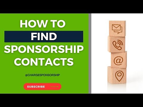 How to Find Sponsorship Contacts