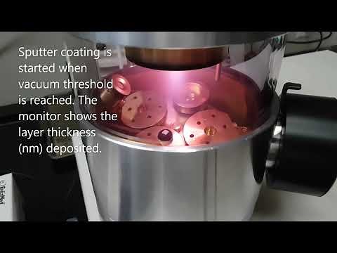 Sputter Coating Samples for Scanning Electron Microscope Cressington 108