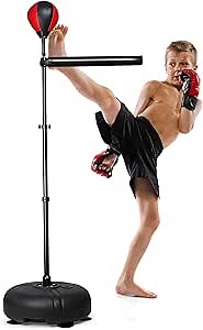 Freestanding Punching Bag for Adults,70'' Boxing Bag with Stand Kicking Bag Heavy Bag with Boxing Gloves，Suitable for Boxing and Kickboxing for Home Office Gym，Gift for Boys and Girls