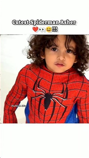 Asher become spider man ❤️👀!! #ytshorts #shorts