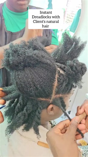 Instant Dreadlocks Installation with Natural Hair by Lola Locs in West Legon, Accra