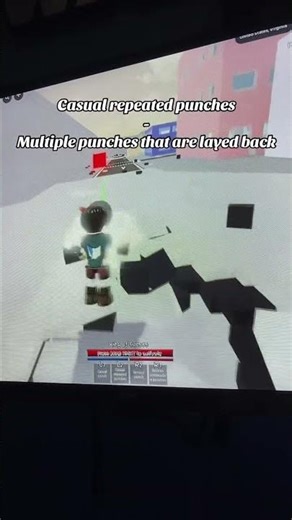 The casual Saitama moveset in jujutsu shenanigans #anime #games