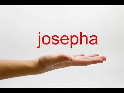How to Pronounce josepha - American English