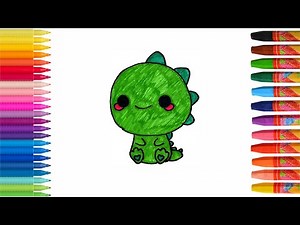 Cute dragon drawings step by step | How to draw cute dragon | Kawaii drawings