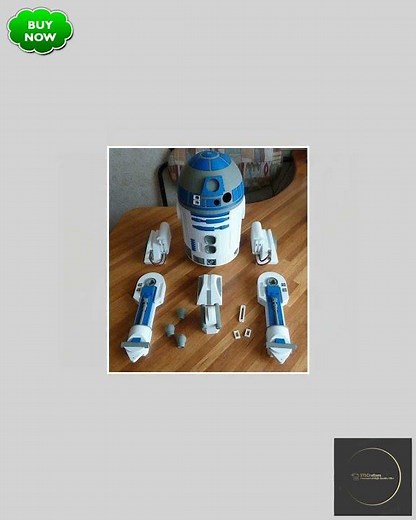 Lifesize R2D2 - Very Complex - Very expensive build - 3D print files plus instructions
