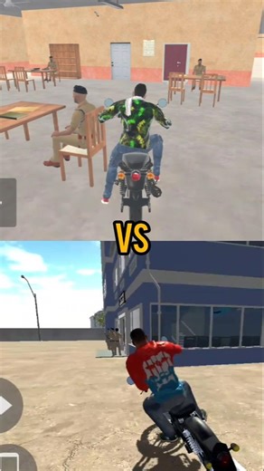 police station challenge #indiantheftautosimulator vs #indianbikedriving3d