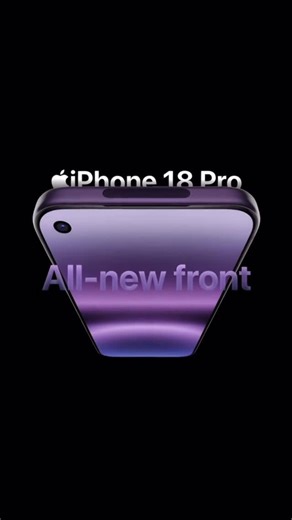 28 on Instagram: "iPhone 18 Pro Leaks: Under-Display Face ID, New Front Camera, Bigger Lineup📱 #iphone #apple #technews #tech #leaks"