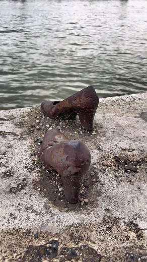 Shoes on the Danube Bank Memorial in Budapest