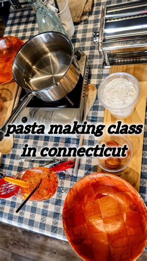 EATING ✖️ DRINKING ✖️ STAMFORD on Instagram: "$65 for a pasta making class and a delicious meal @ cafe melba in milford! #stamfordfoodie"