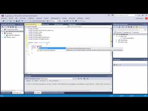Conexion de aplicacion web asp net C# con SQL