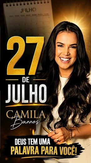 GOD PREPARED THIS DAY FOR YOU 🙏 Word of God for Today | July 27 | Camila Barros
