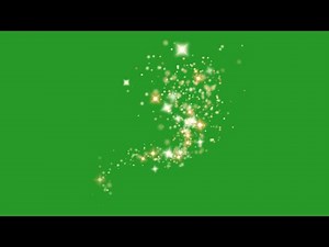 Sparkle effect green screen video | green screen particles effect | golden particles green screen
