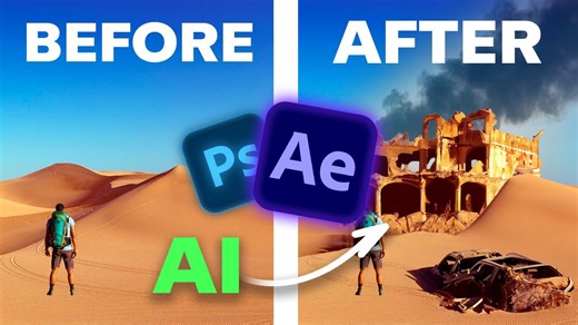 Use Generative AI to Create Fake CGI Backgrounds in Your Videos — After Effects Tutorial