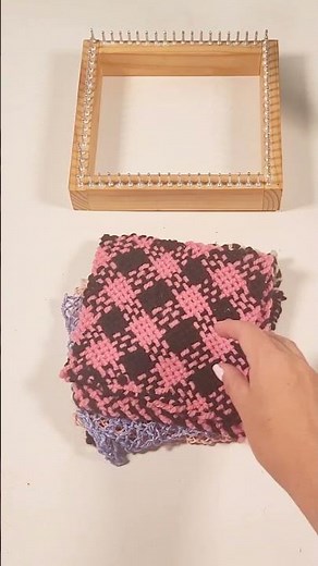 12 stitches for square loom knitting