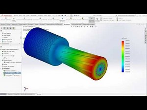 Aula 191 - Analise Estatica Torque - Dvd Simulation - Solidworks - Marcelo Pereira