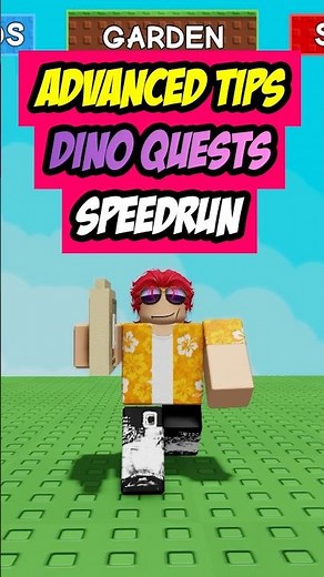 SPEEDRUN DINO QUESTS With These TIPS #growagarden