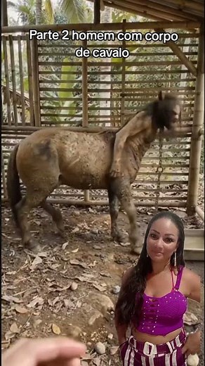 metade homem metade cavalo 😱 #viral #humor #shots #lendas