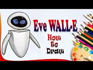 How to Draw Eve WALL_E || WALL_E drawing || Easy drawing